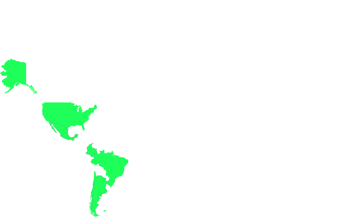 OMV Chemicals Präsenz – Amerikas (Weltkarte)