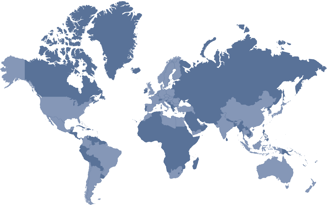 OMV Exploration & Production Präsenz – Weltweit (Weltkarte)