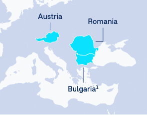 OMV Exploration & Production presence – Europe (map)